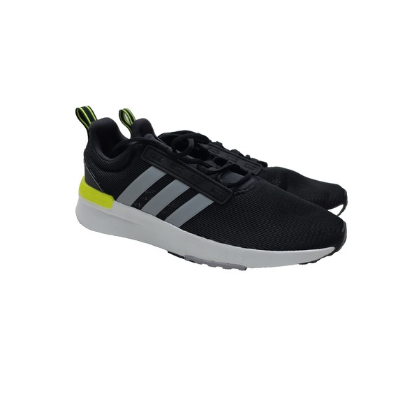 adidas Other - Adidas Racer TR21 Men's Running Shoes Black White with Yellow Accent Size 11